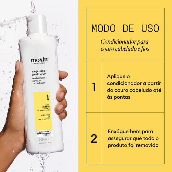 Condicionador para Cabelos Naturais Nioxin